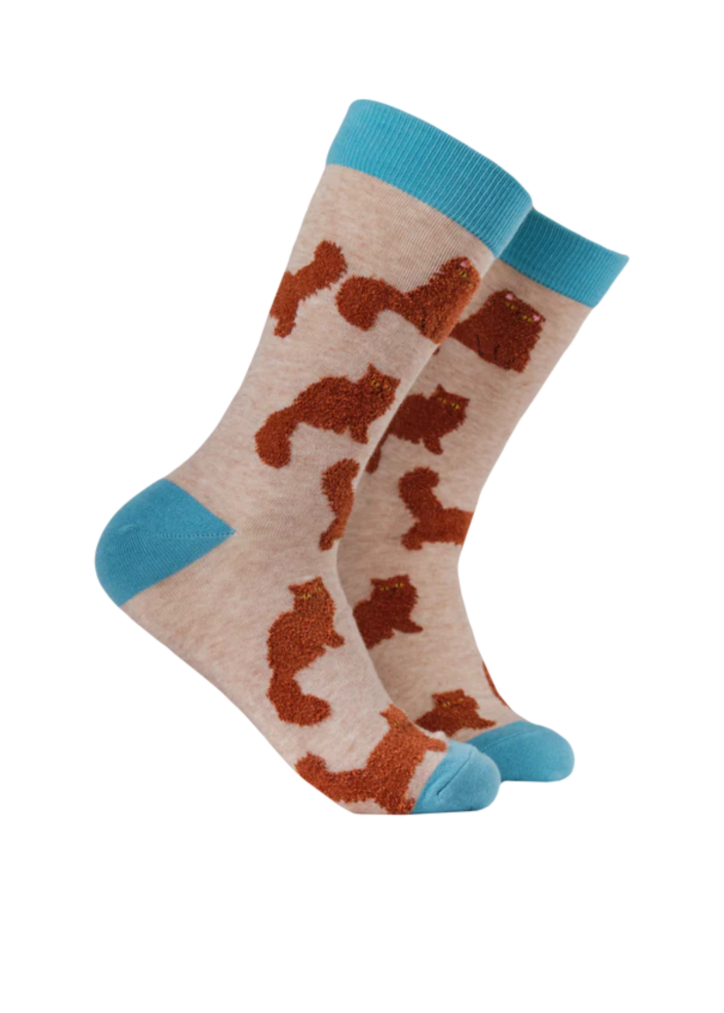 Socktopus - Fluffy Ginger Cat Socks