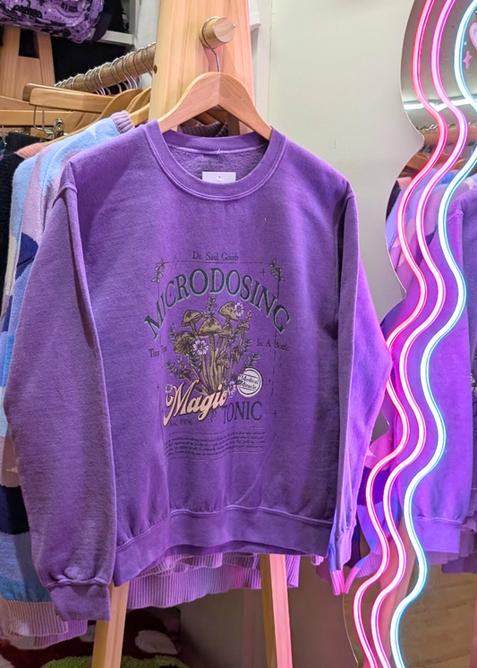 Daisy Street - Violet 'Microdosing' Mushroom Sweater