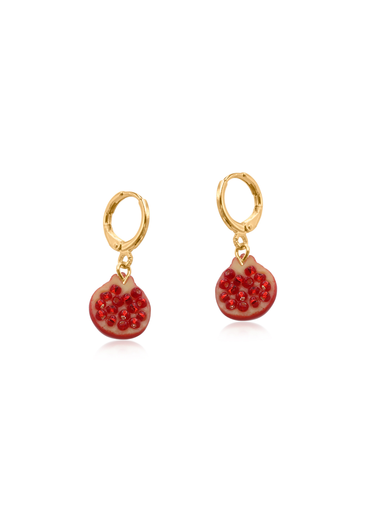 Big Metal London - Pomegranate Cornucopia Hoop Earrings