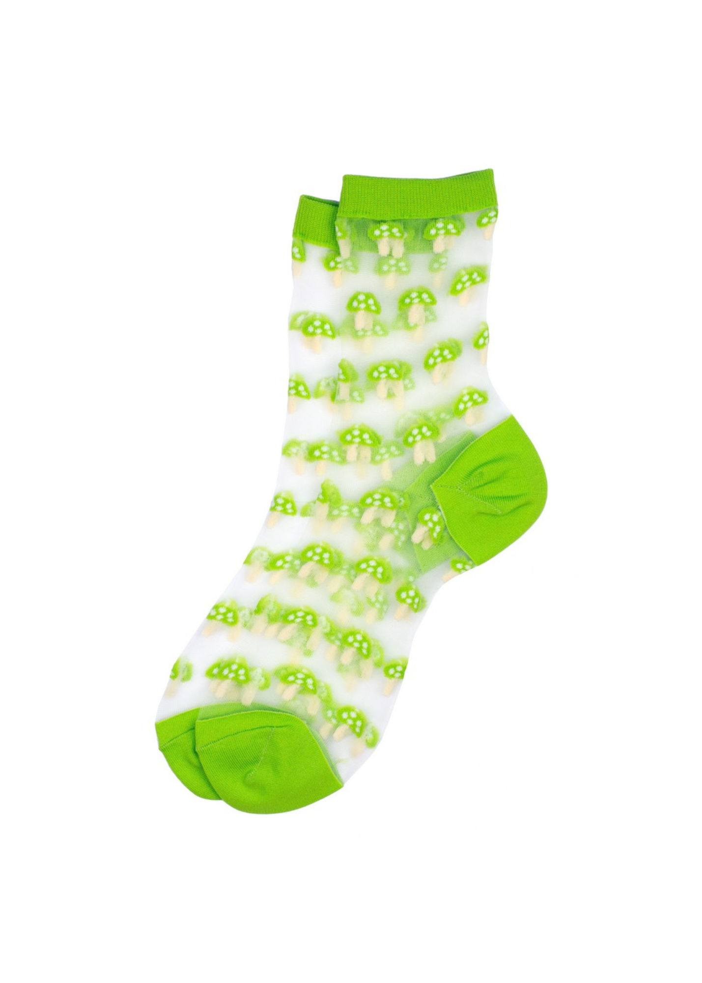 Joe Cool - Sheer Green Mushroom Socks
