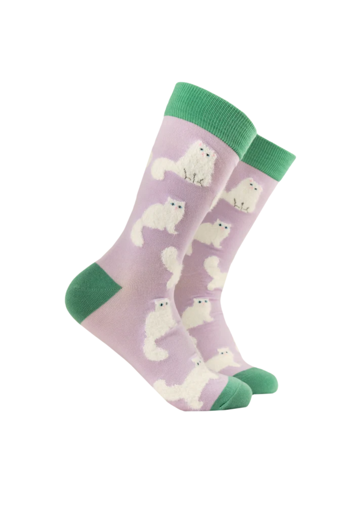 Socktopus - Fluffy White Cat Socks