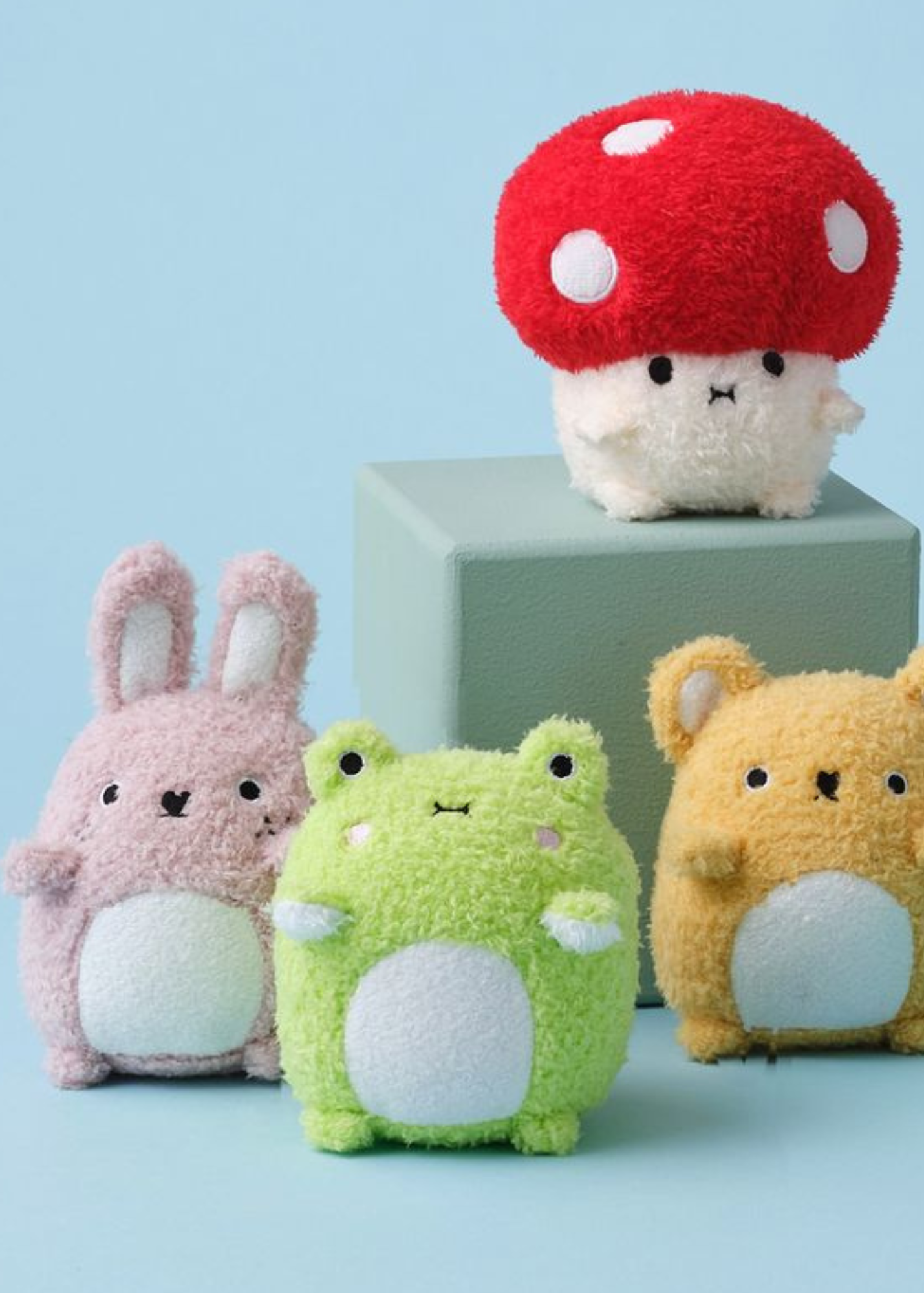 Noodoll - Green Riceribbit Mini Sitting Plush Toy