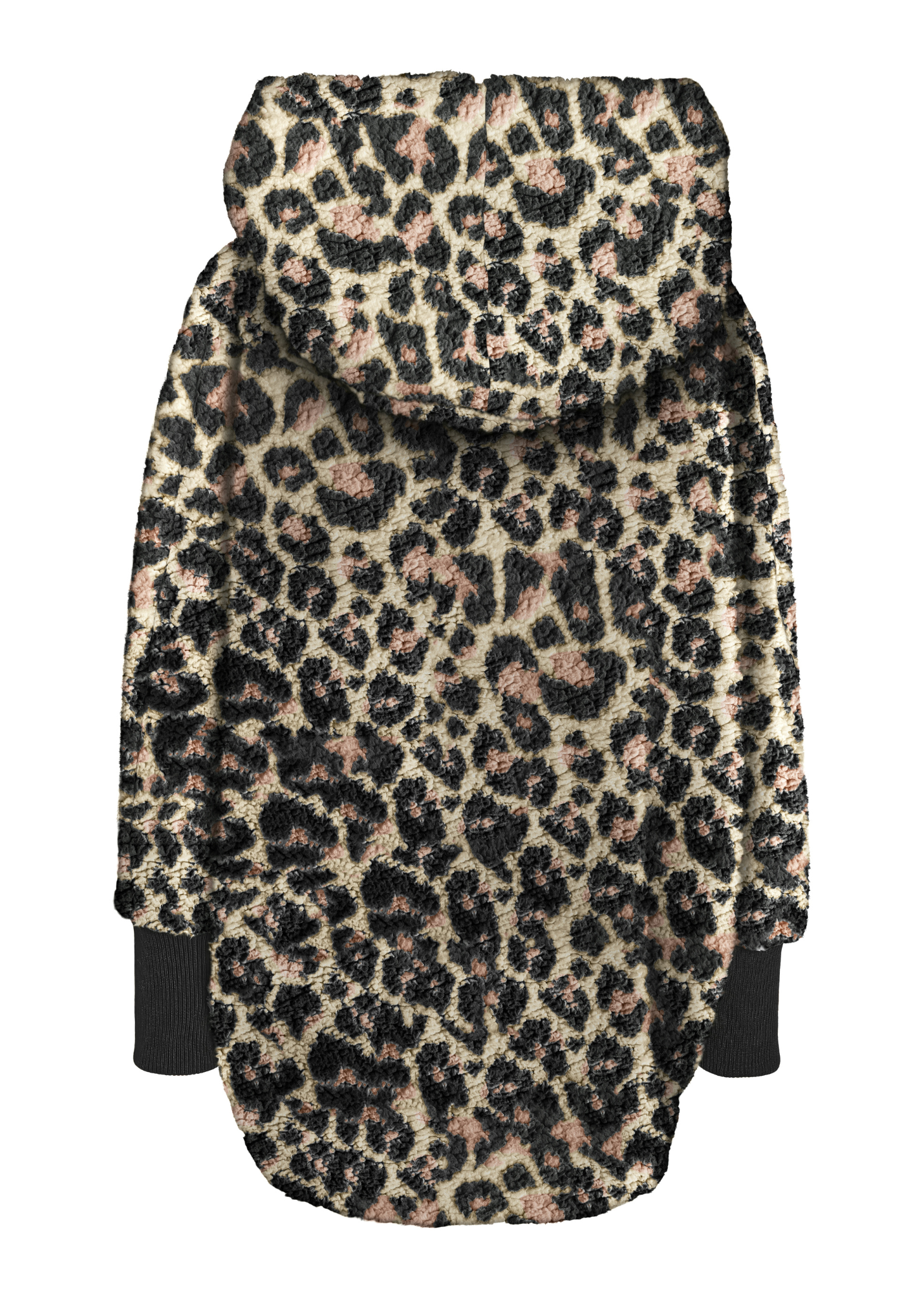 Noisy May - Leopard Print Fluffy Jacket