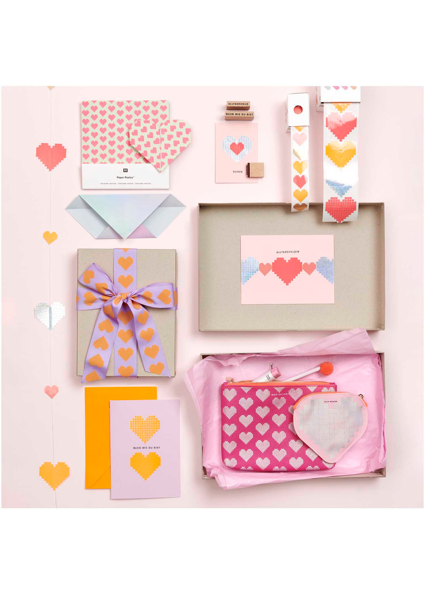 Rico Design - Holographic Heart Purse
