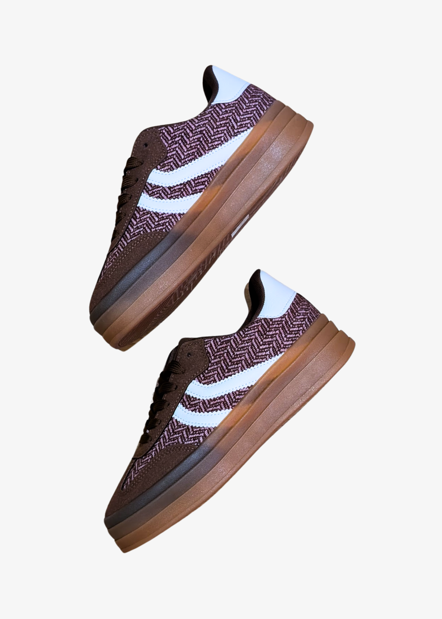 The Edit - Maroon Platform Trainers