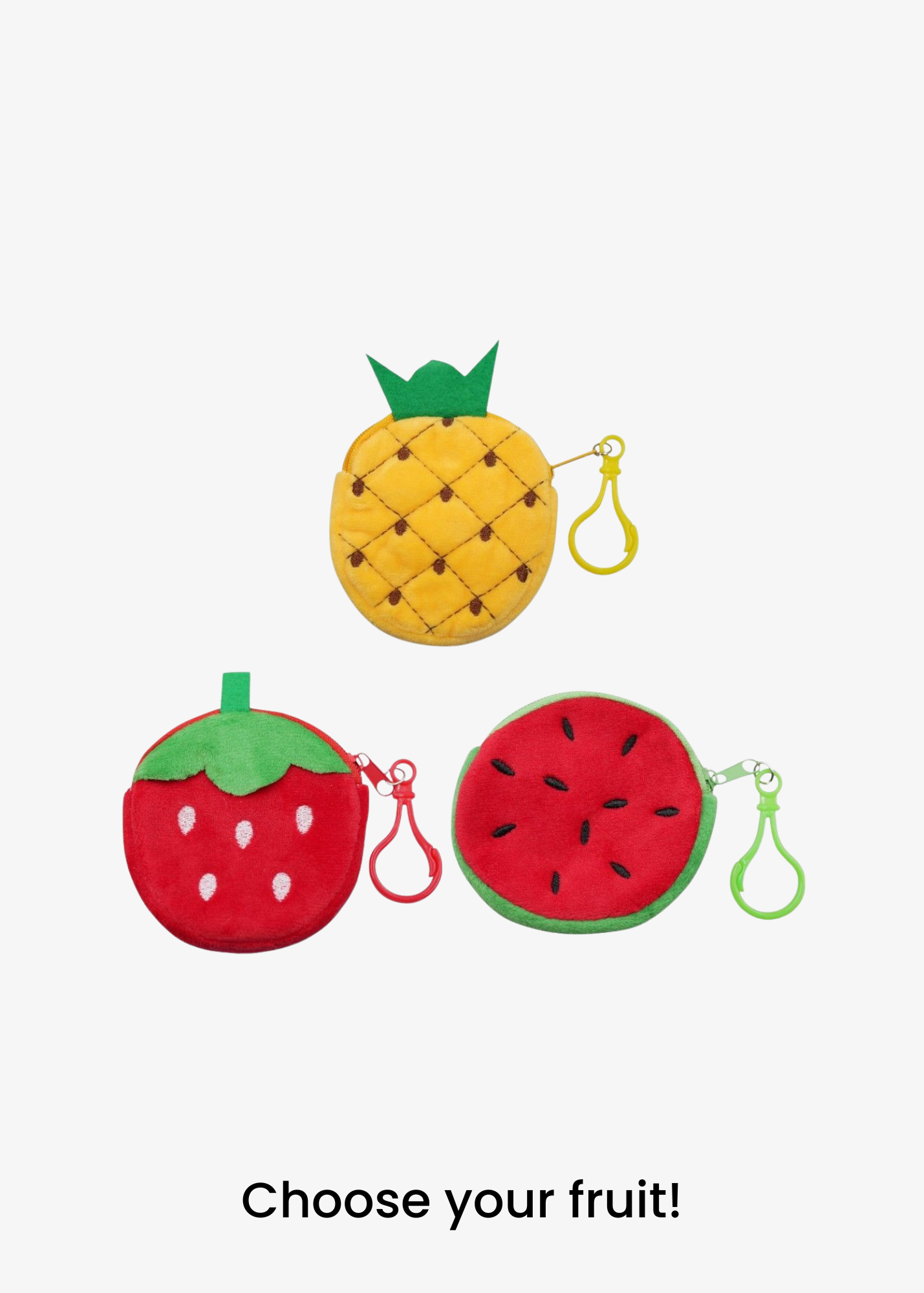 The Edit - Plush Fruit Purse Bag Charms