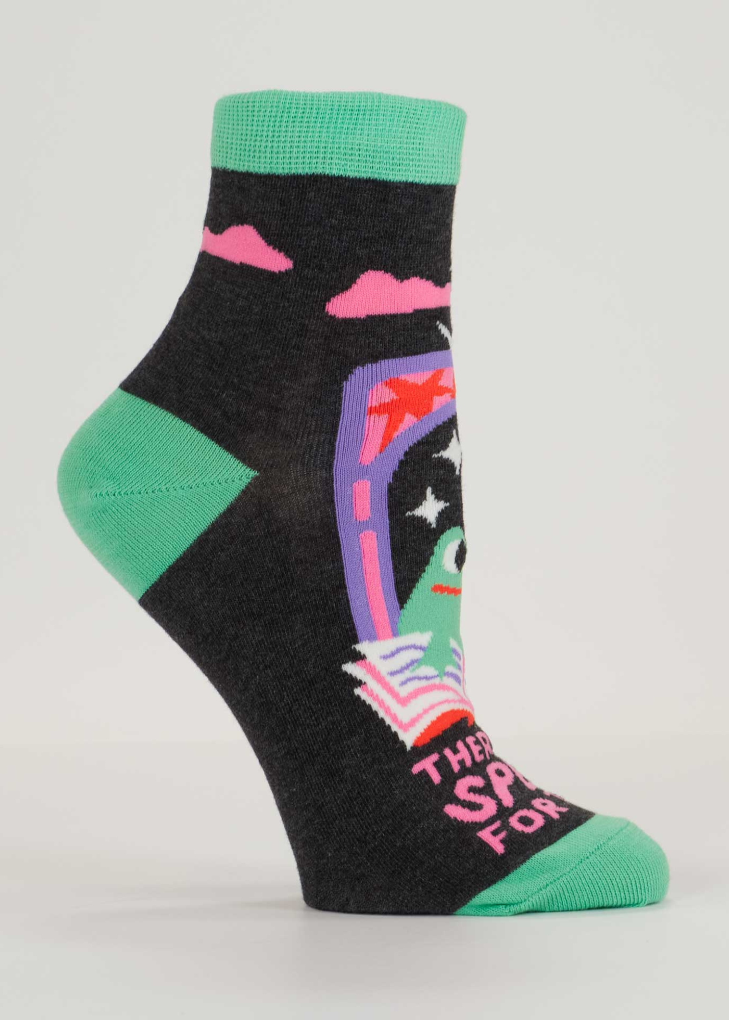 Blue Q - There’s a Spell for that Frog Ankle Socks