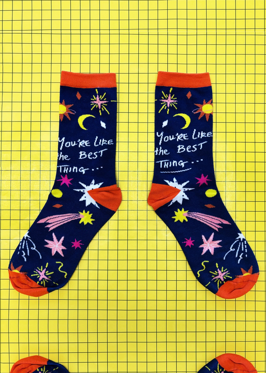 House of Disaster - Small Talk 'You're The Best Thing' Socks