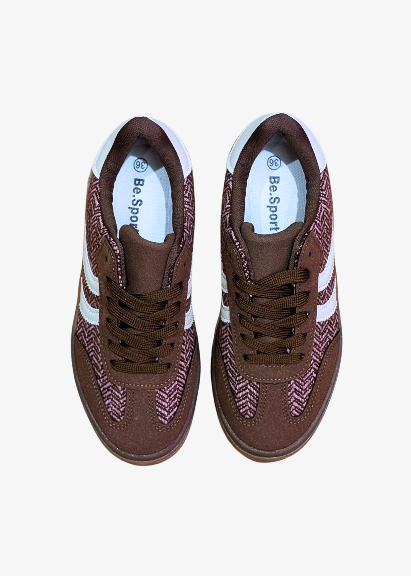 The Edit - Maroon Platform Trainers