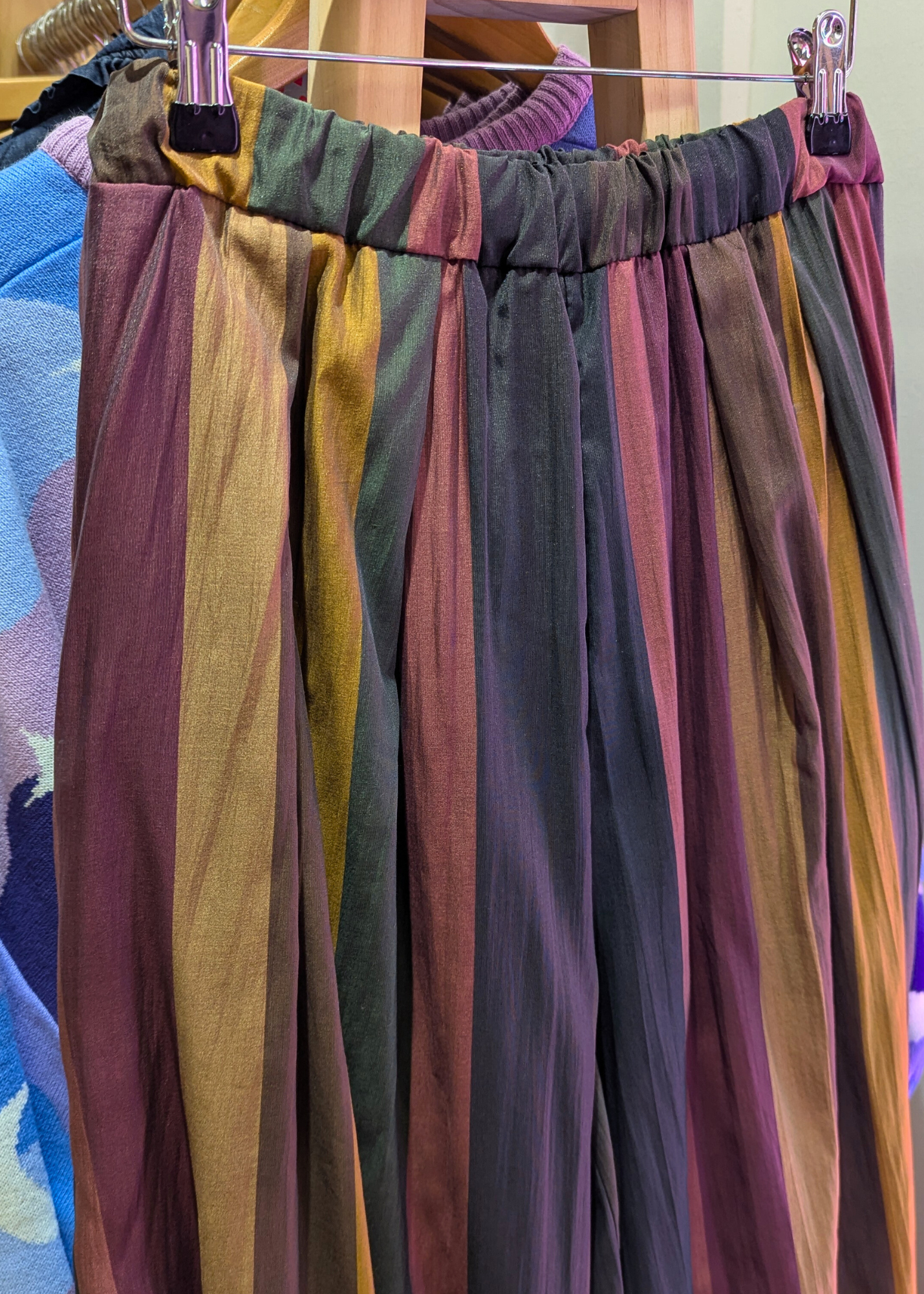 The Edit - Colourful Vertical Stripe Trousers