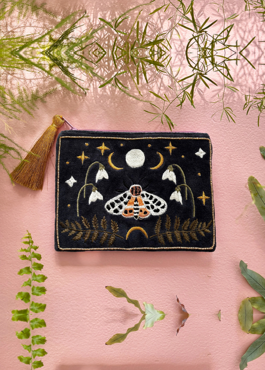 House of Disaster - Secret Garden Moth Pouch