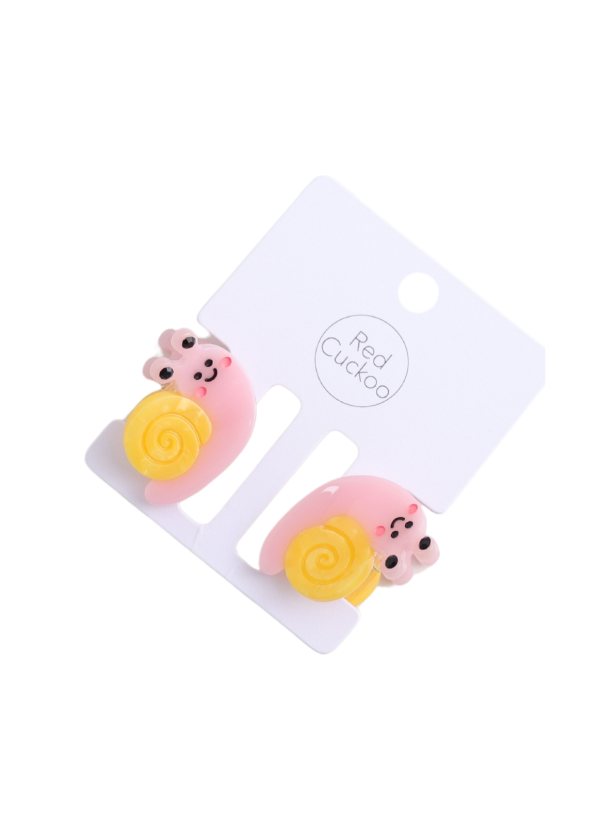 The Edit - Pink Snail Hair Claw Clip Duo