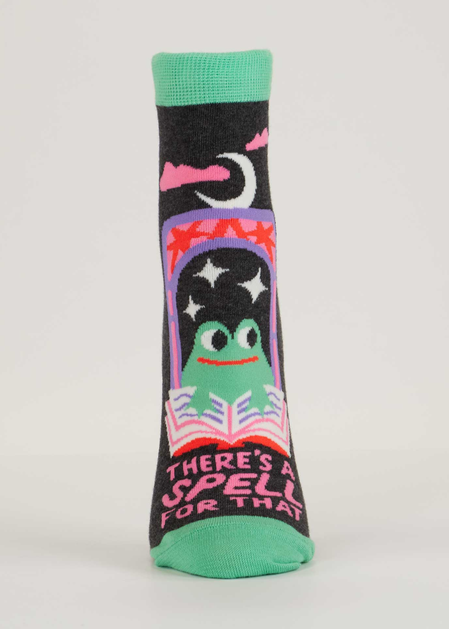 Blue Q - There’s a Spell for that Frog Ankle Socks