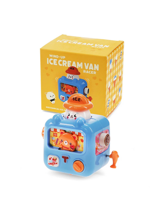 Rex London - Wind-up Ice Cream Van Racer in Blue