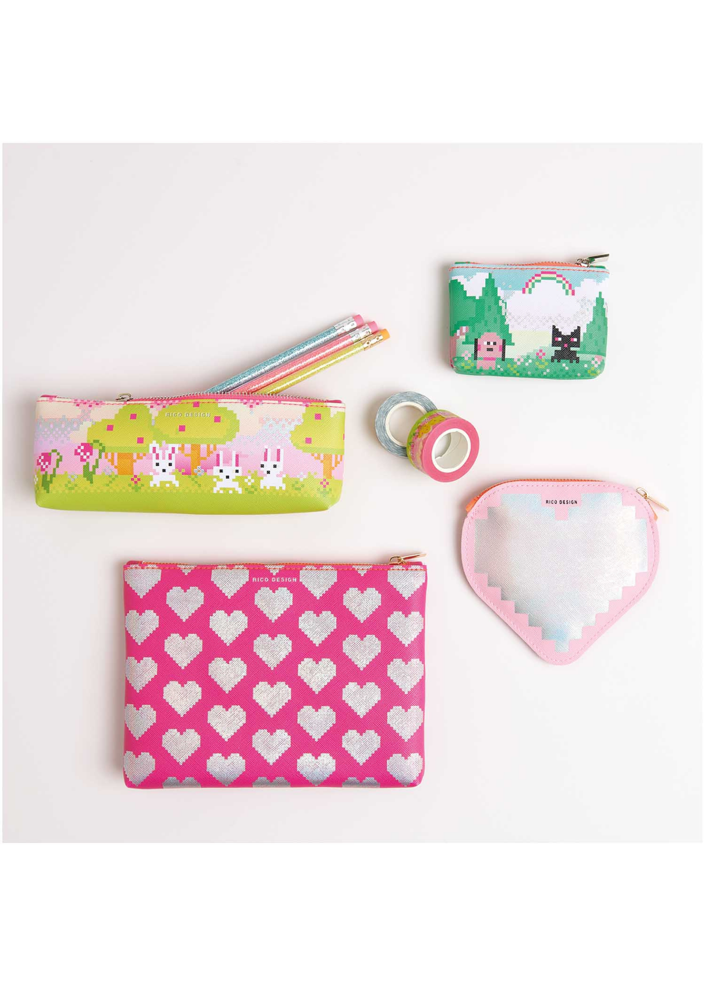 Rico Design - Holographic Heart Purse
