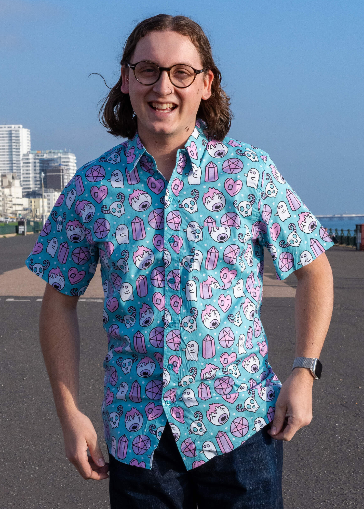 Run & Fly - Pretty Spooky Short Sleeve Shirt