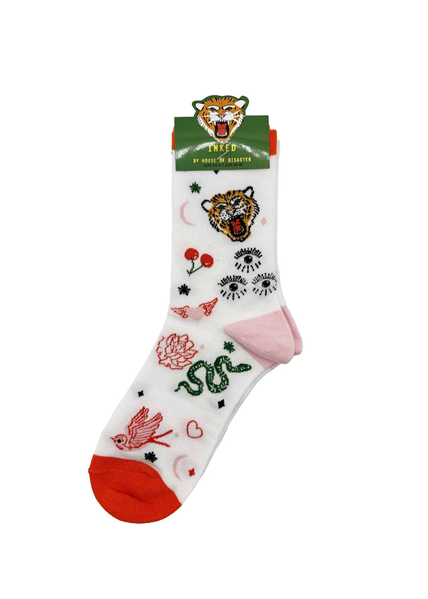 House of Disaster - Inked Tiger Socks