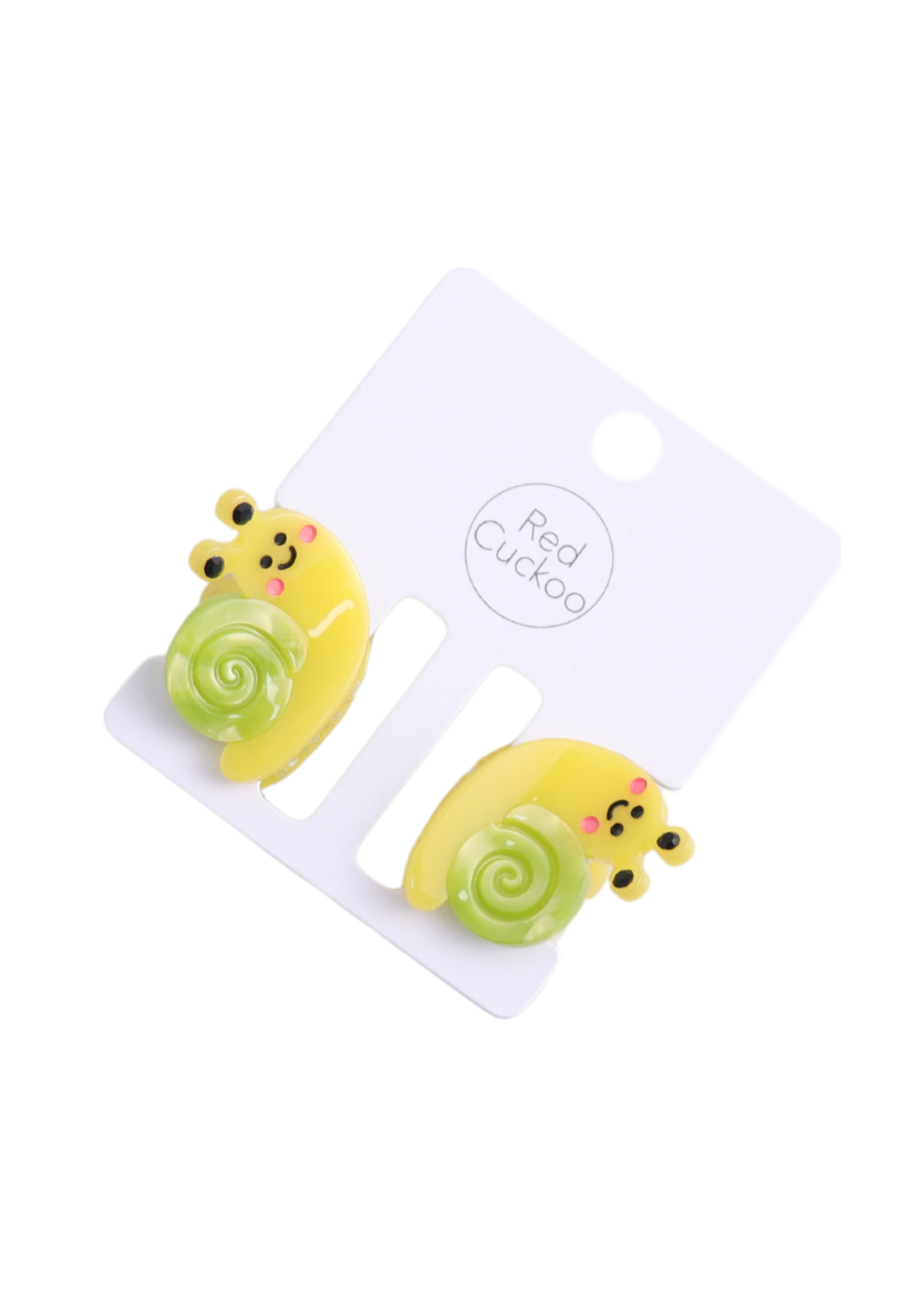 The Edit - Green Snail Hair Claw Clip Duo