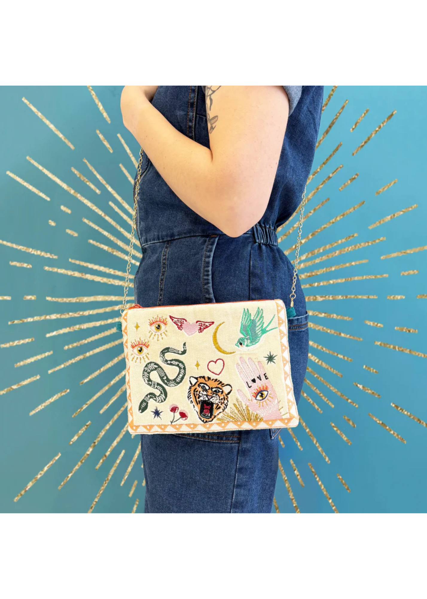 House of Disaster - Inked Cross Body Bag