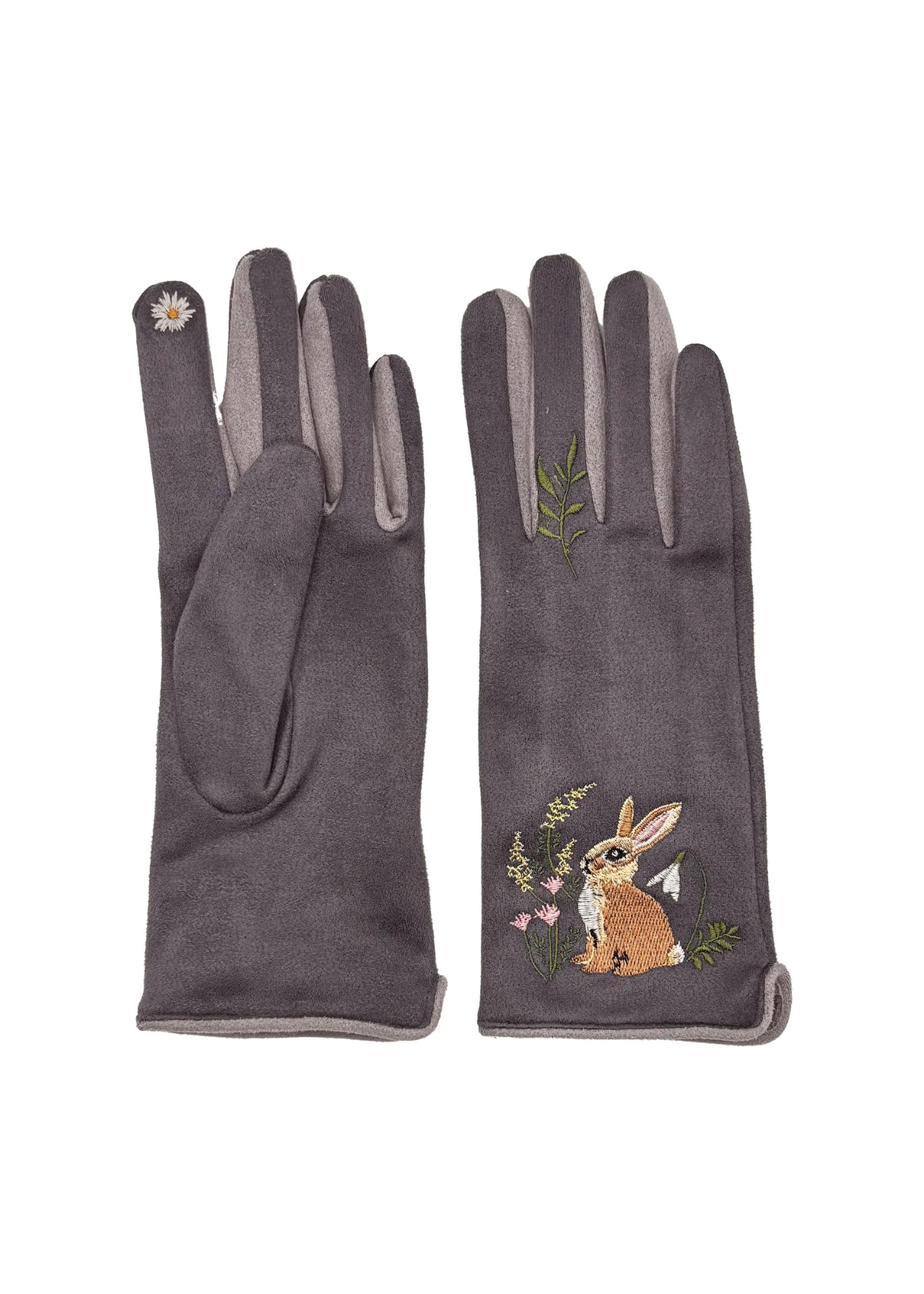 House of Disaster - Secret Garden Embroidered Rabbit Gloves