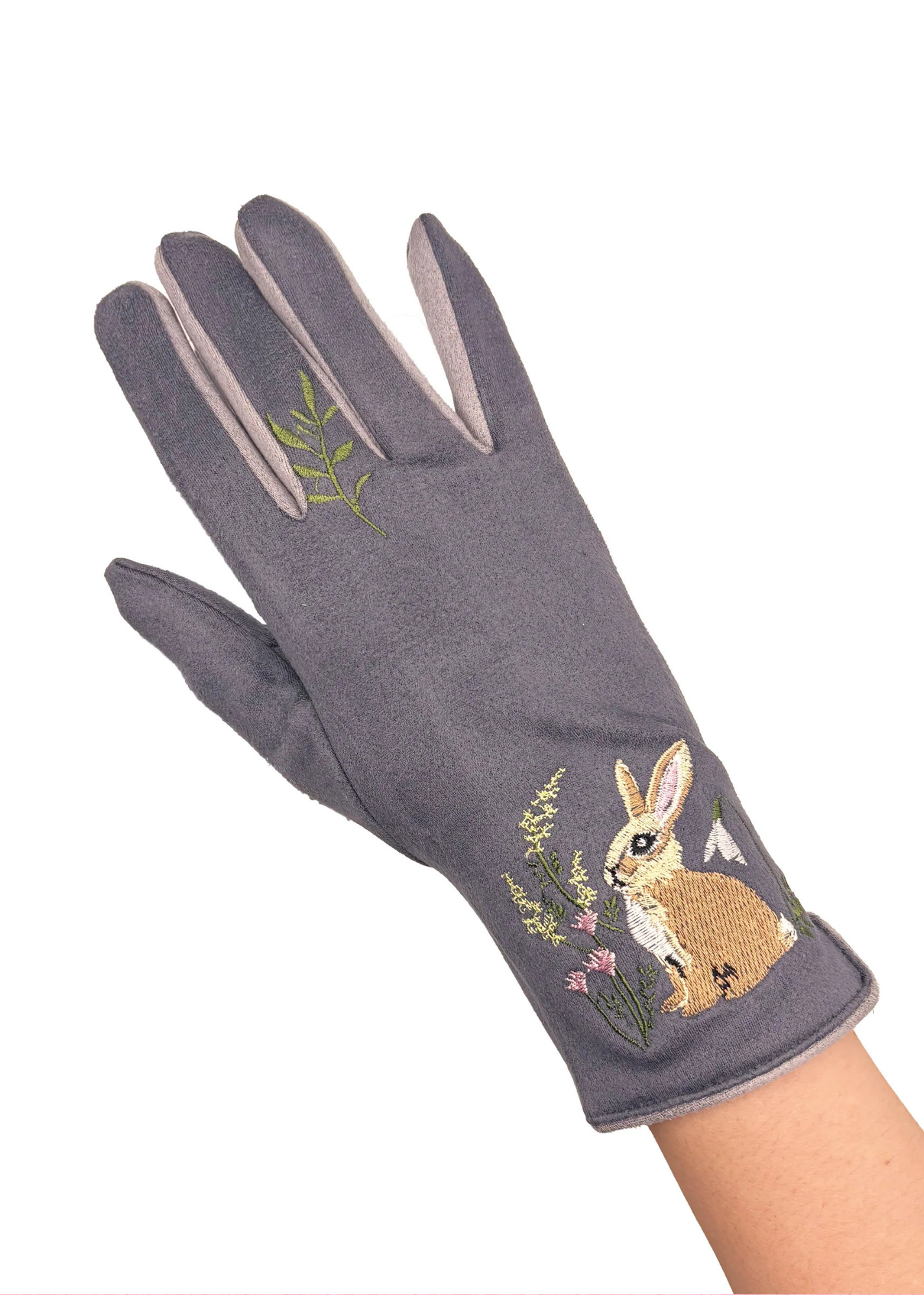 House of Disaster - Secret Garden Embroidered Rabbit Gloves
