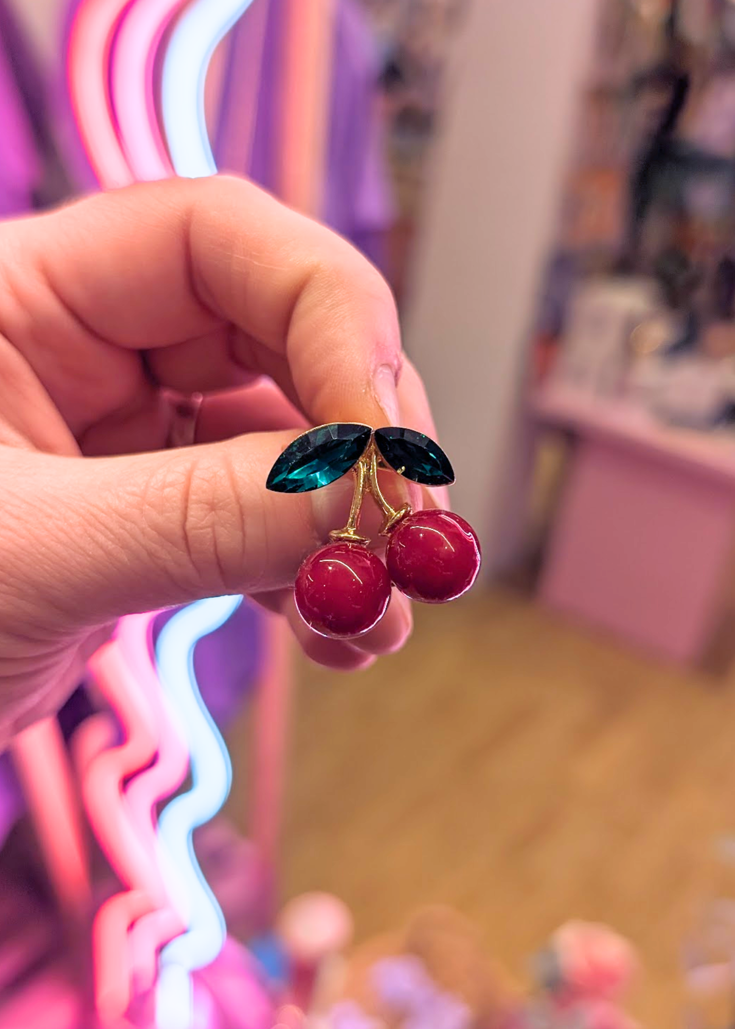The Edit - Jewel Cherry Brooch