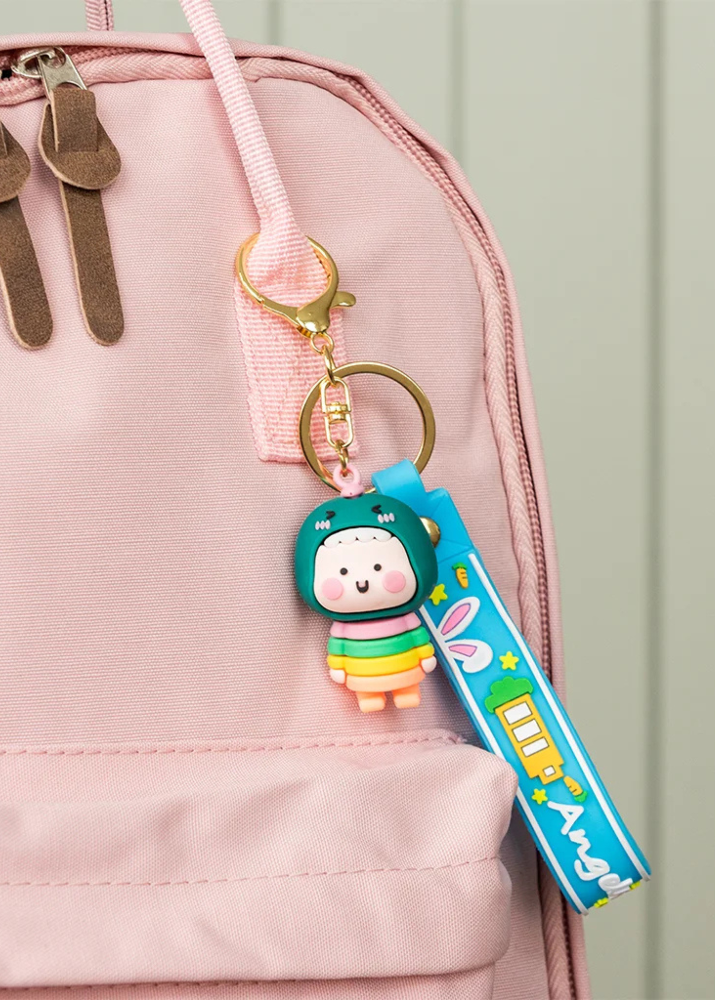 Rex London - Dino Kid Keyring Bag Charm