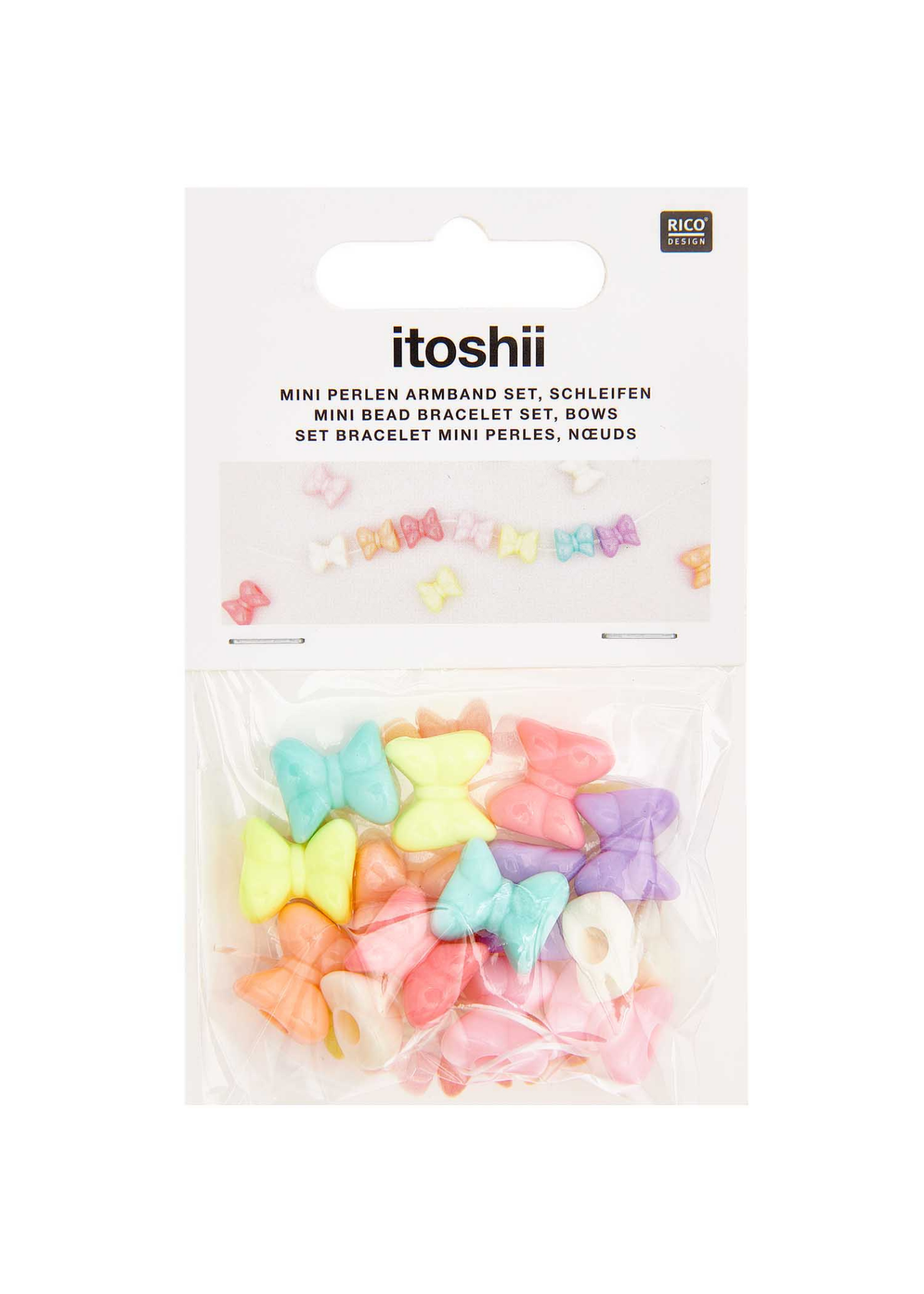 Rico Design - DIY Rainbow Bow Bracelet