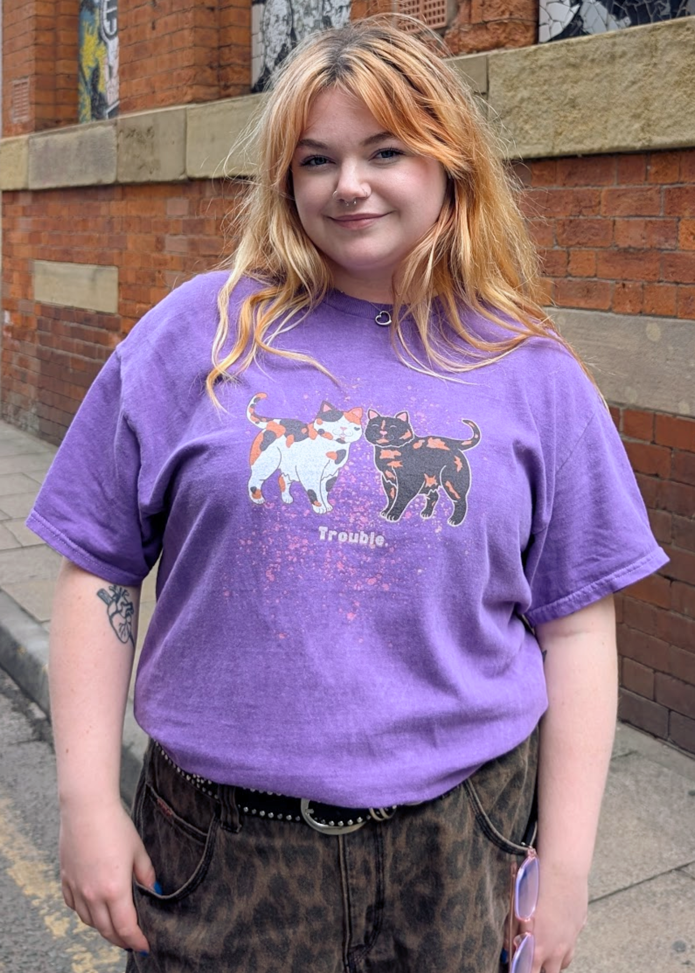 Home of Rainbows - Tortie Trouble Cat Tee