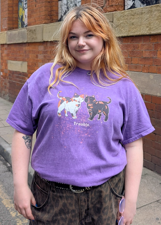 Home of Rainbows - Tortie Trouble Cat Tee