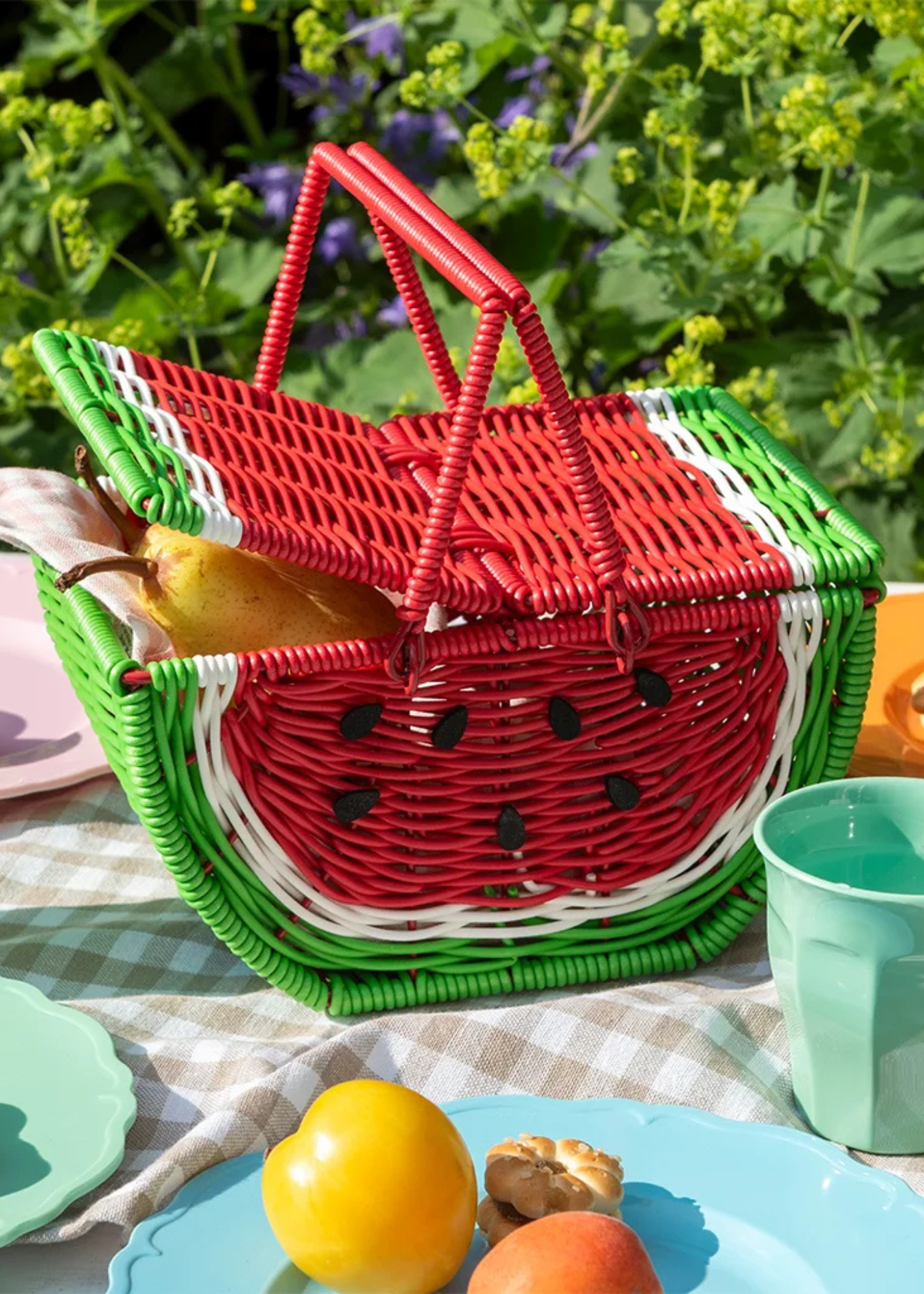 Rex London - Small Watermelon Picnic Basket