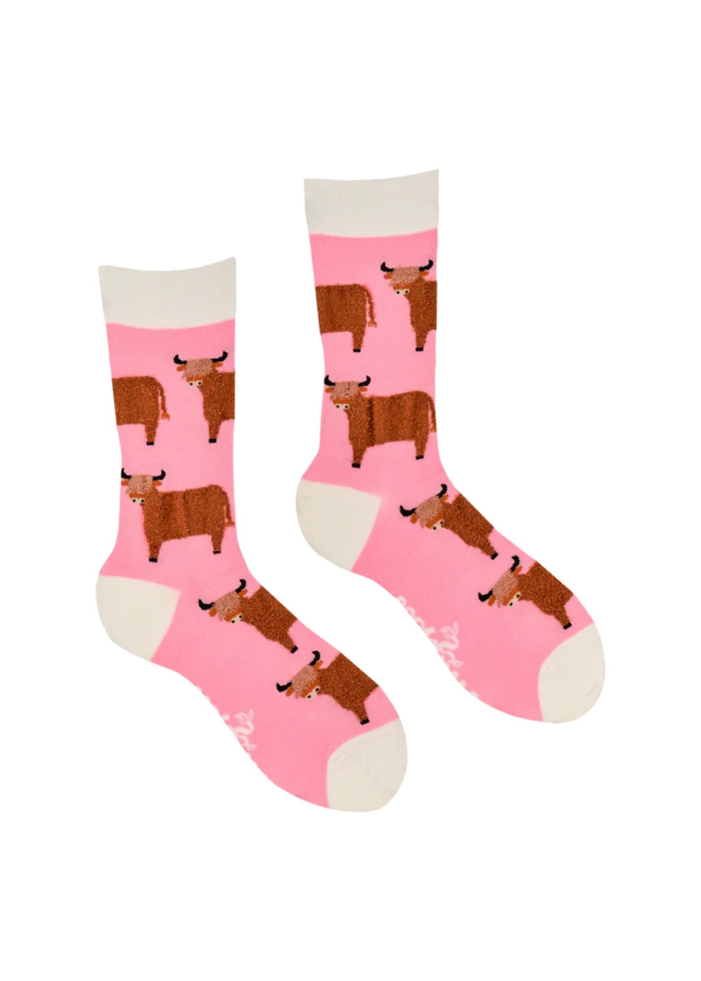 Socktopus - Fluffy Highland Cow Socks
