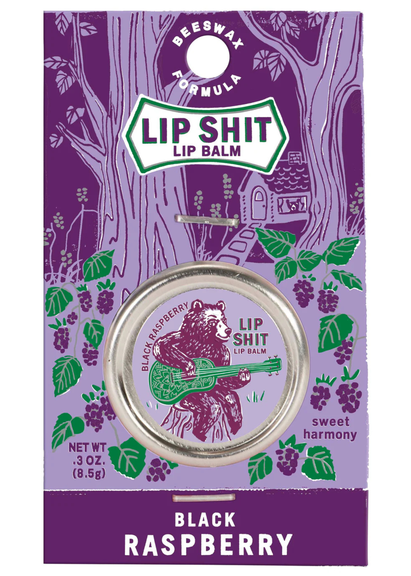 Blue Q - Black Raspberry Lip Balm