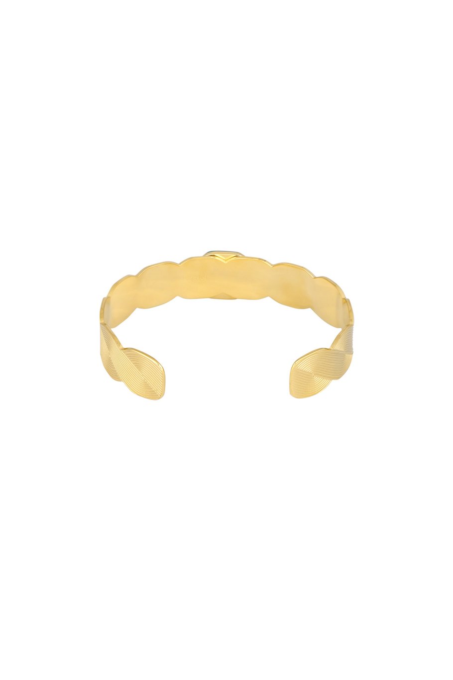 The Edit - Green Stone Twist Bracelet