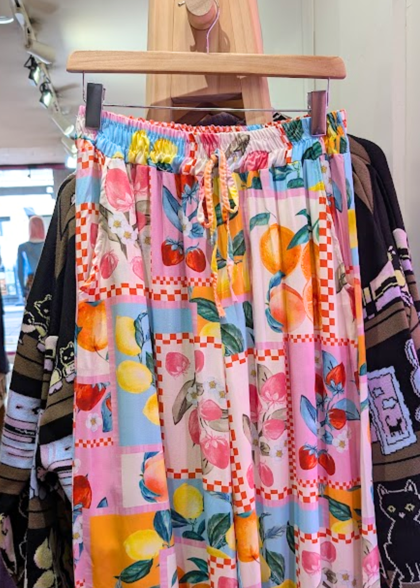 The Edit - Summer Fruits Wide Leg Trousers