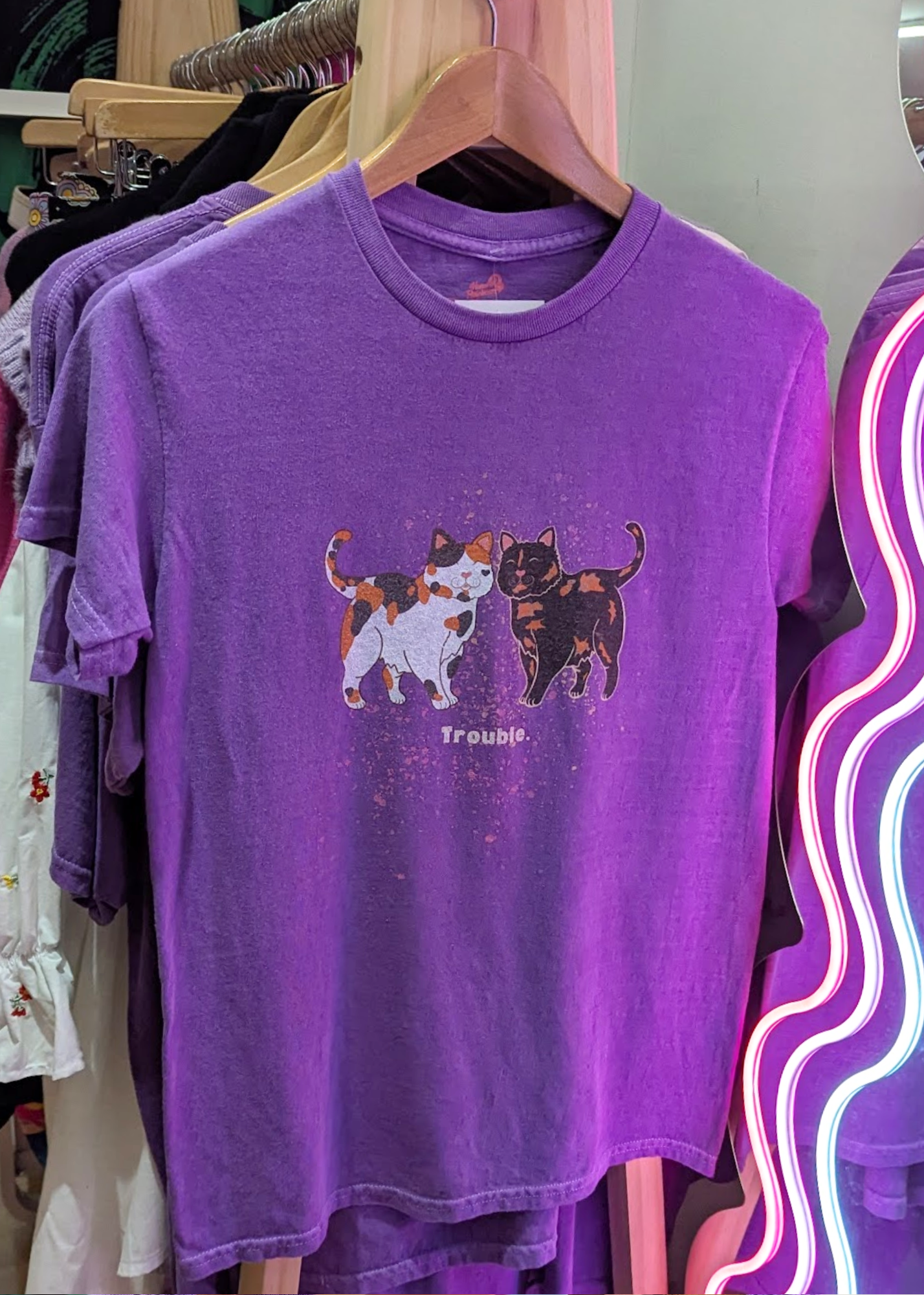 Home of Rainbows - Tortie Trouble Cat Tee
