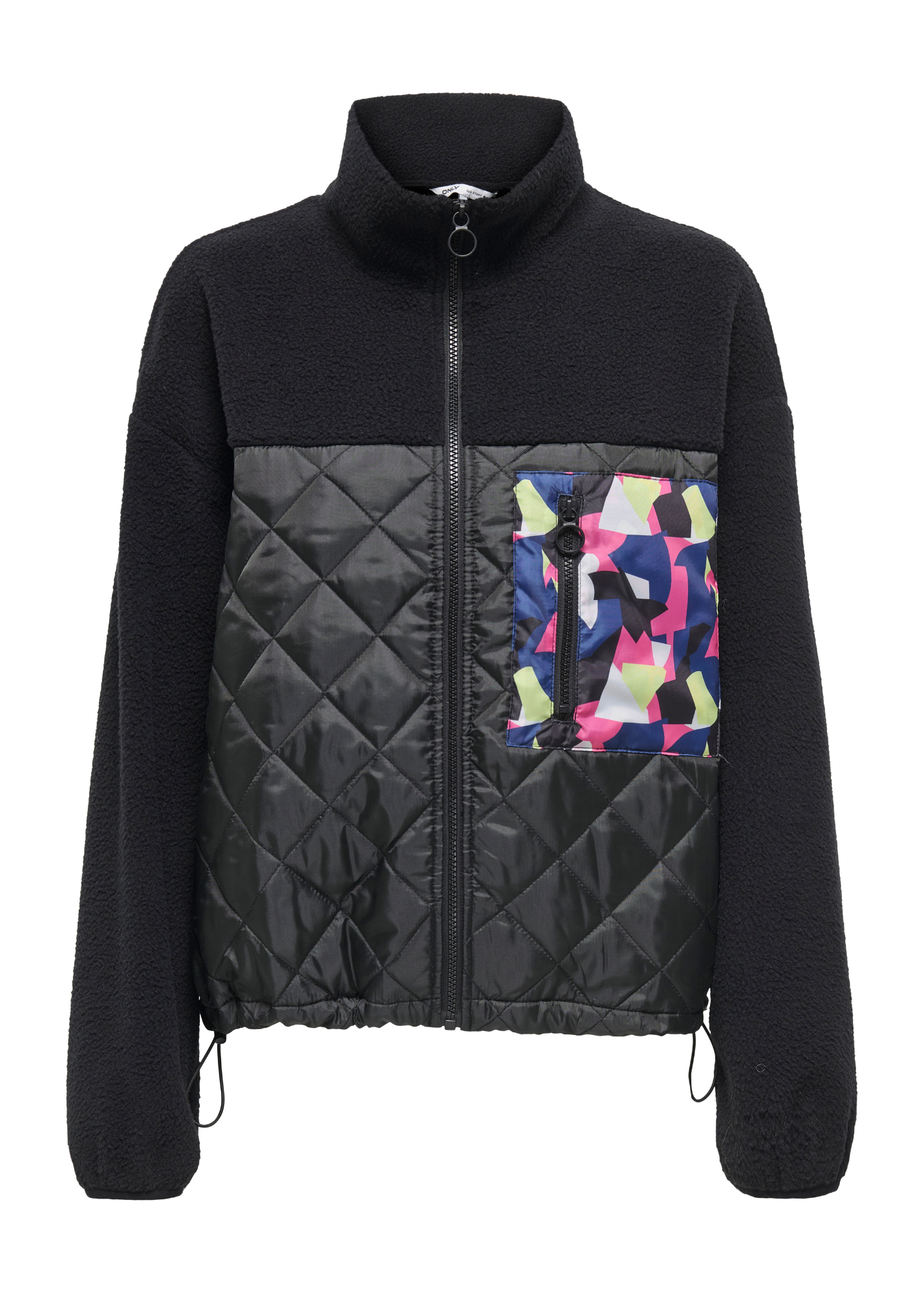 Only - Abstract Patch Pocket Jacket