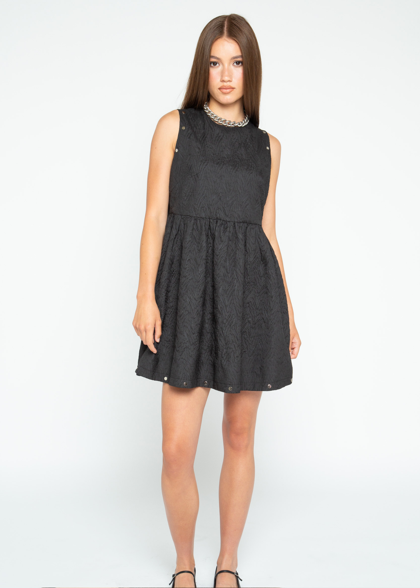 Daisy Street - Hazel Black Textured 4-ways-to-wear Dress