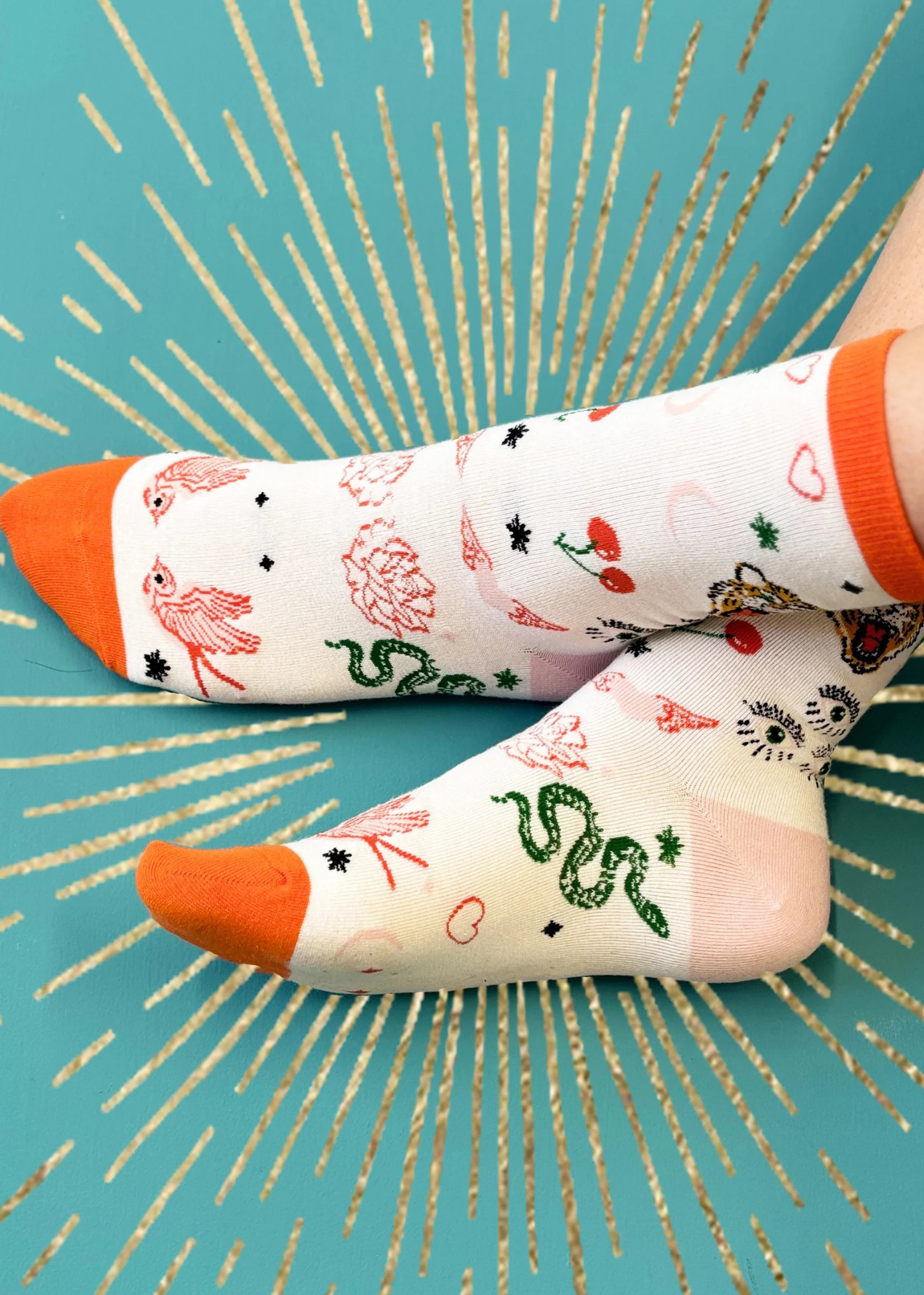House of Disaster - Inked Tiger Socks