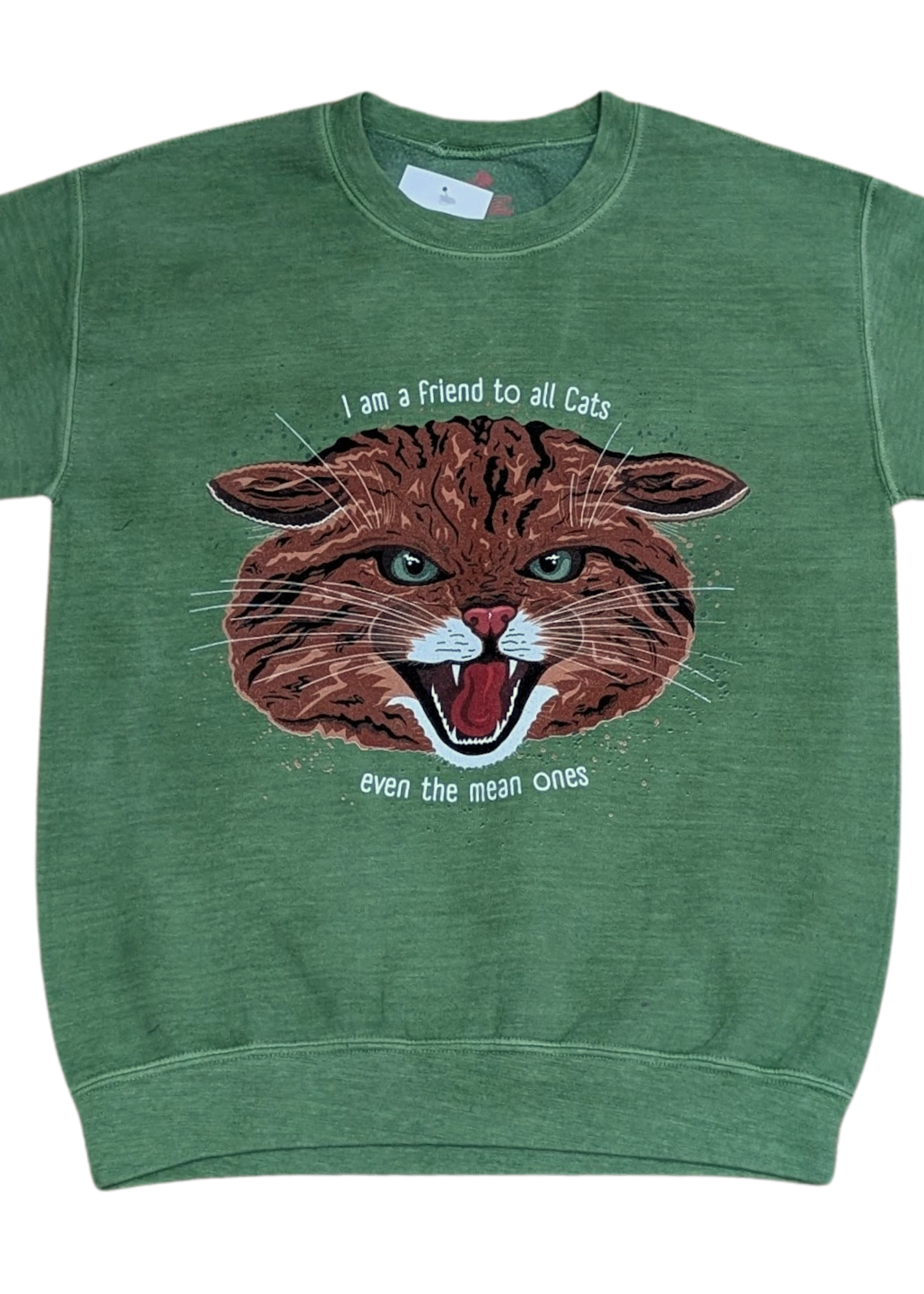Home of Rainbows - "I'm A Friend To All Cats" Scottish Wildcat Sweater