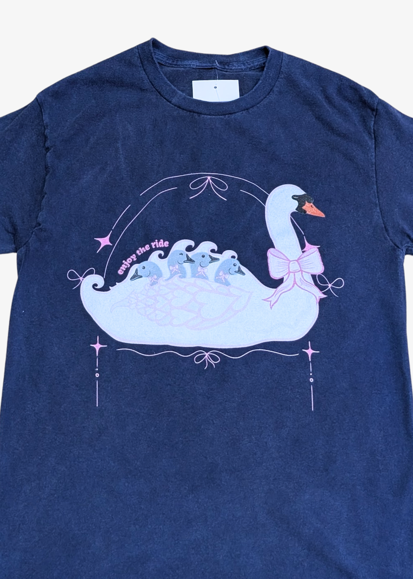 Home of Rainbows - 'Enjoy the Ride' Swan Tee