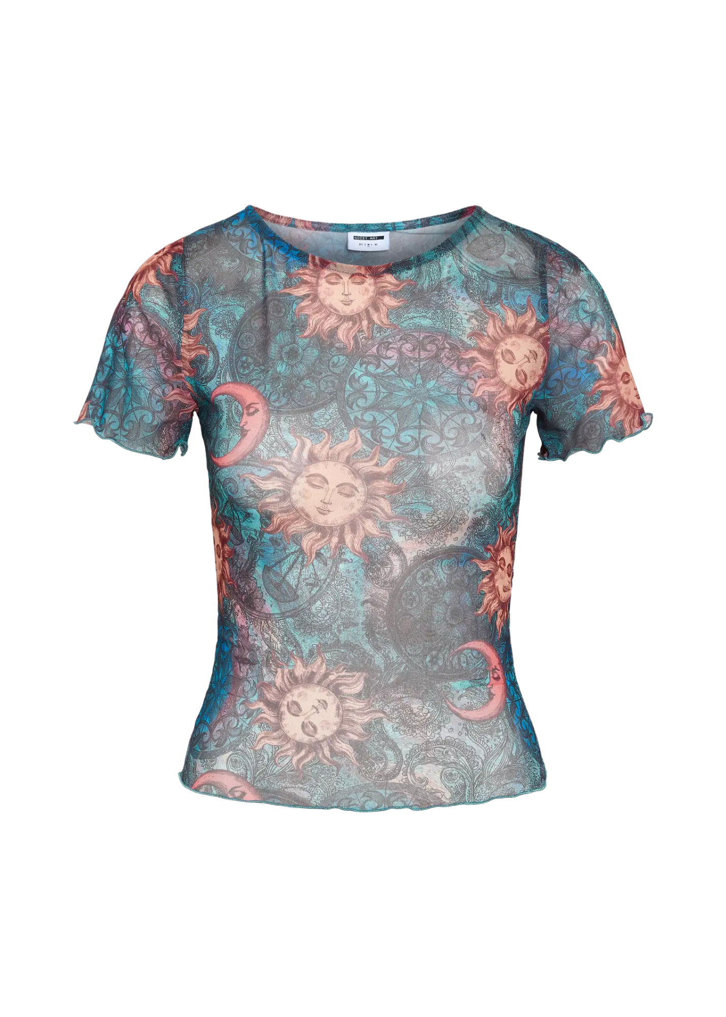 Noisy May - Celestial Short Sleeve Mesh Shirt