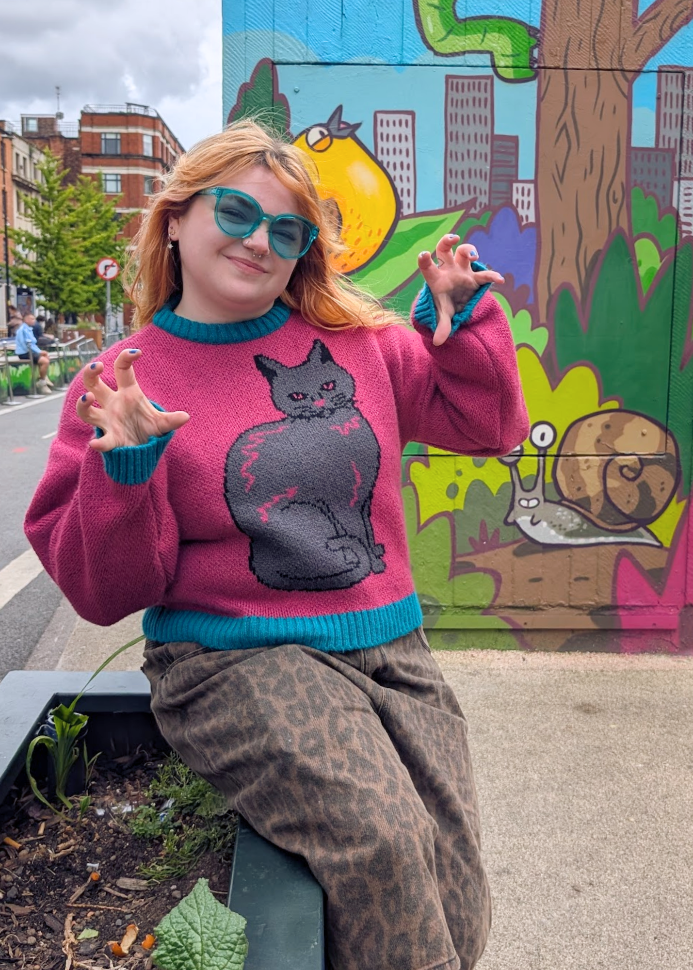 Home of Rainbows - The Fluffy Black Cat Jumper
