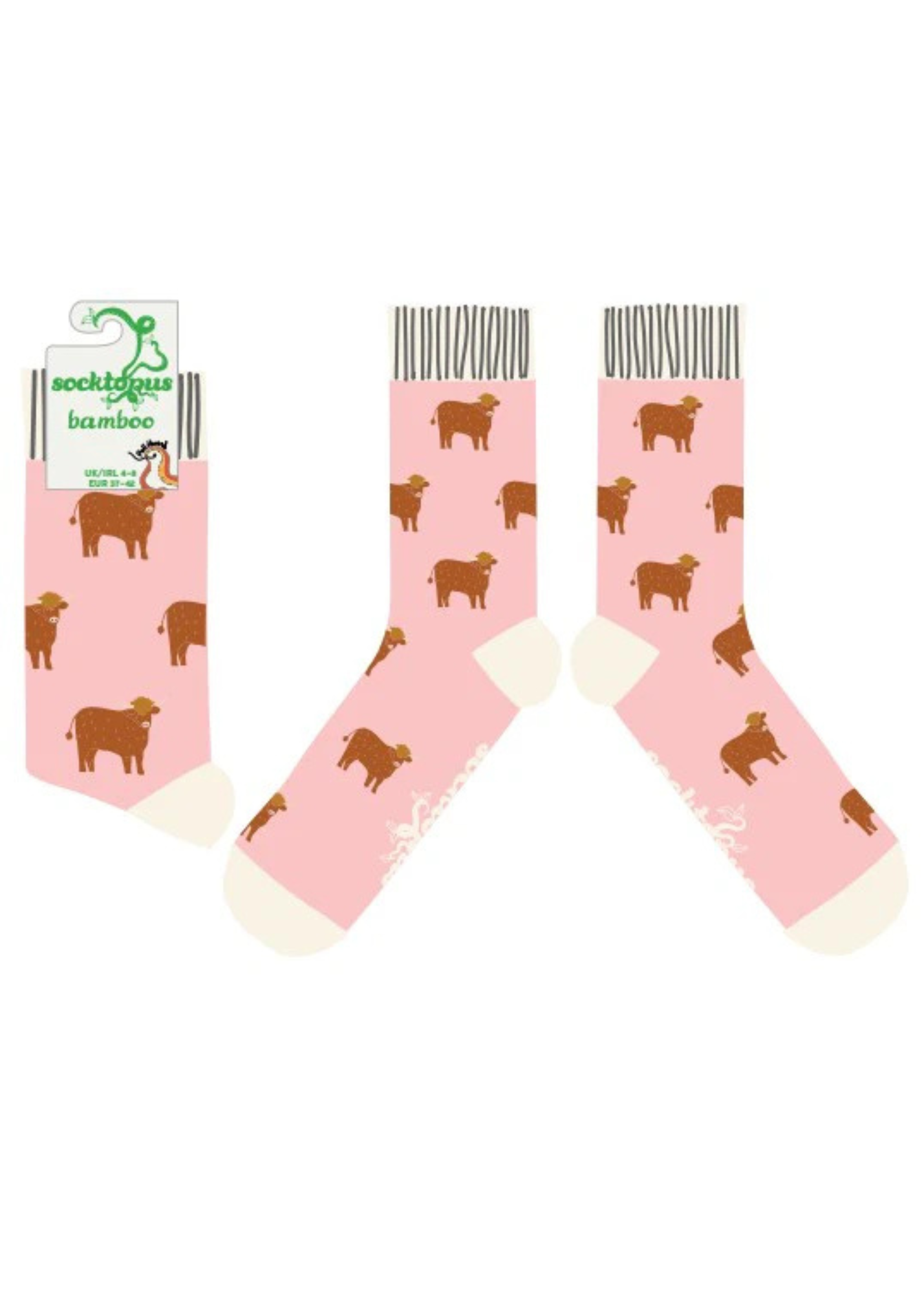 Socktopus - Fluffy Highland Cow Socks