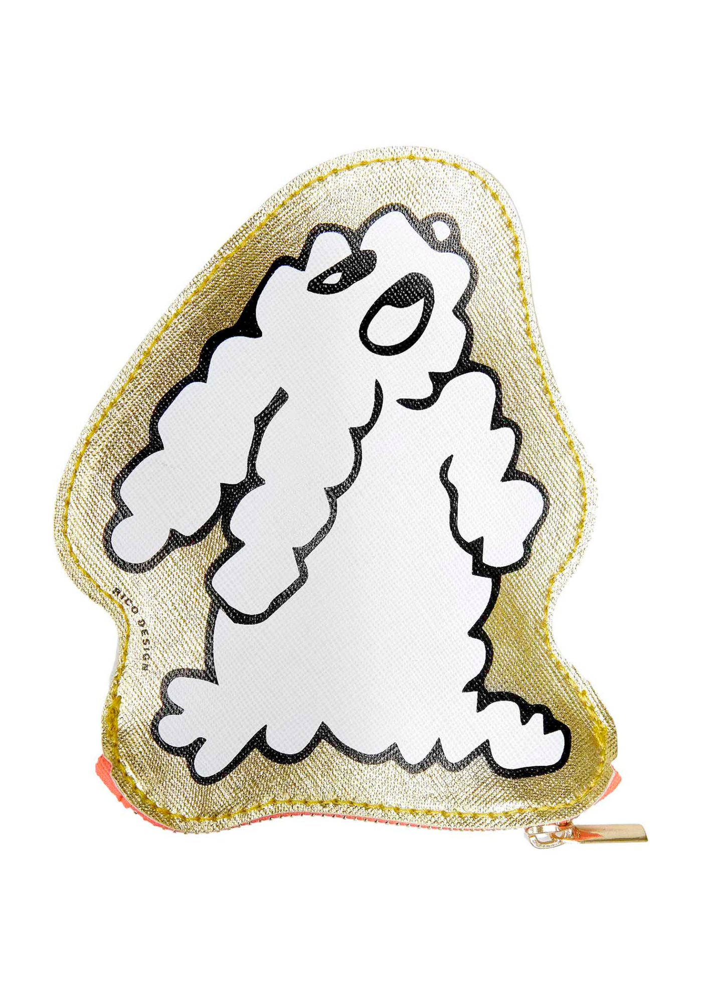 Rico Design - Fluffy Bunny Metallic Gold Purse