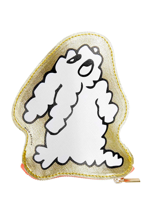 Rico Design - Fluffy Bunny Metallic Gold Purse