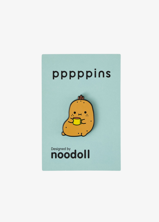 Noodoll - Ricespud Coffee Enamel Pin