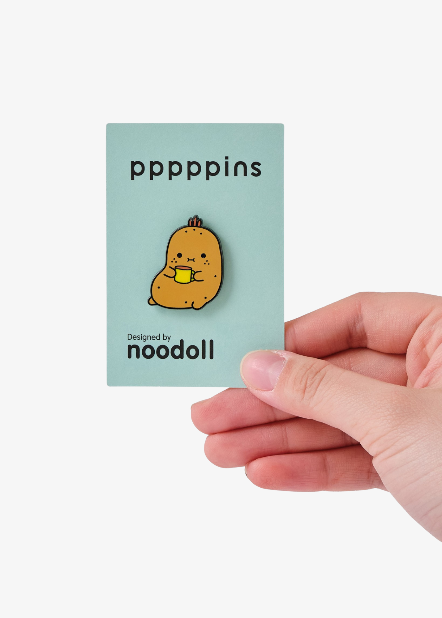 Noodoll - Ricespud Coffee Enamel Pin