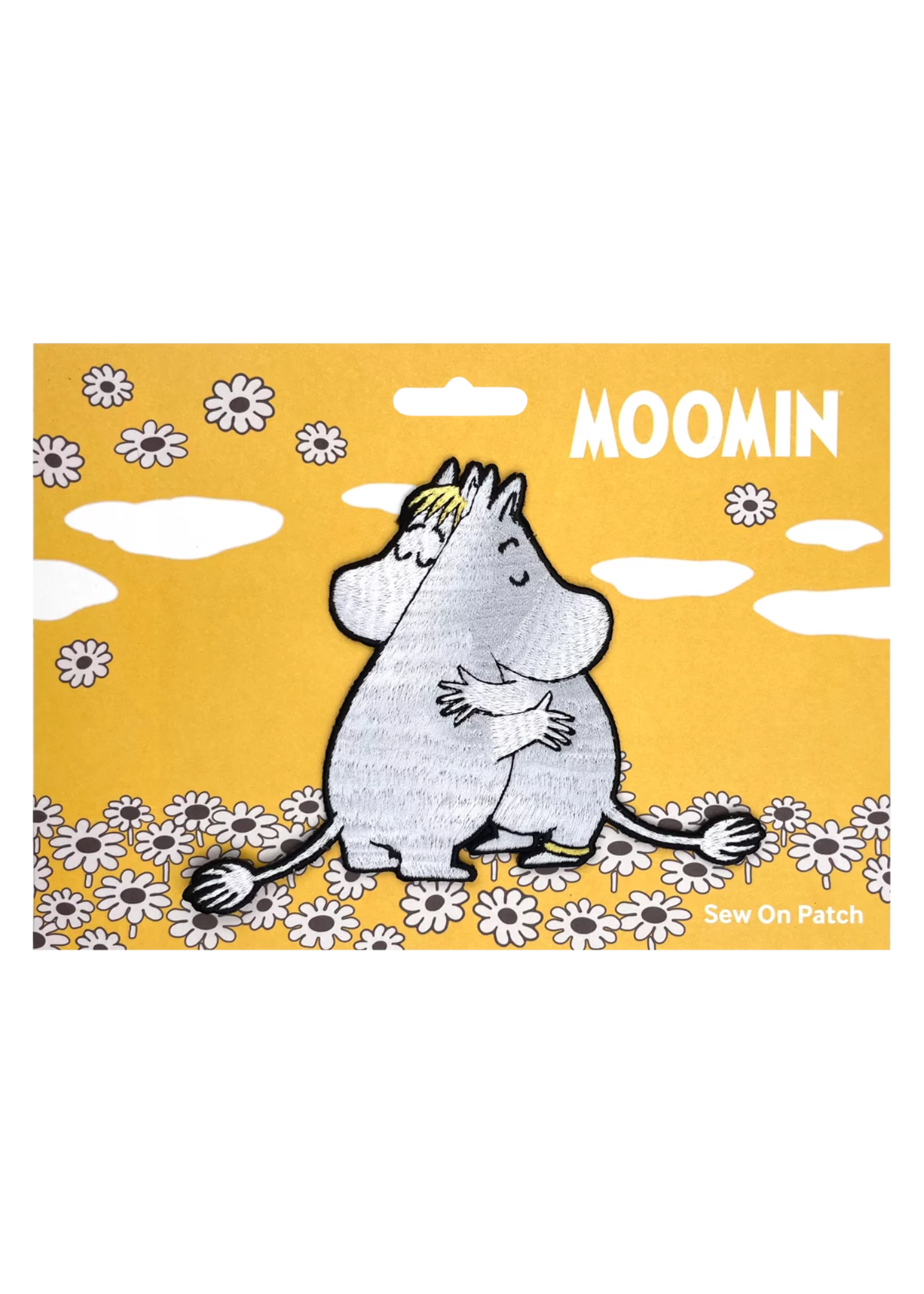 Moomin - Moomin & Snorkmaiden Hug Sew-on Embroidered Patch