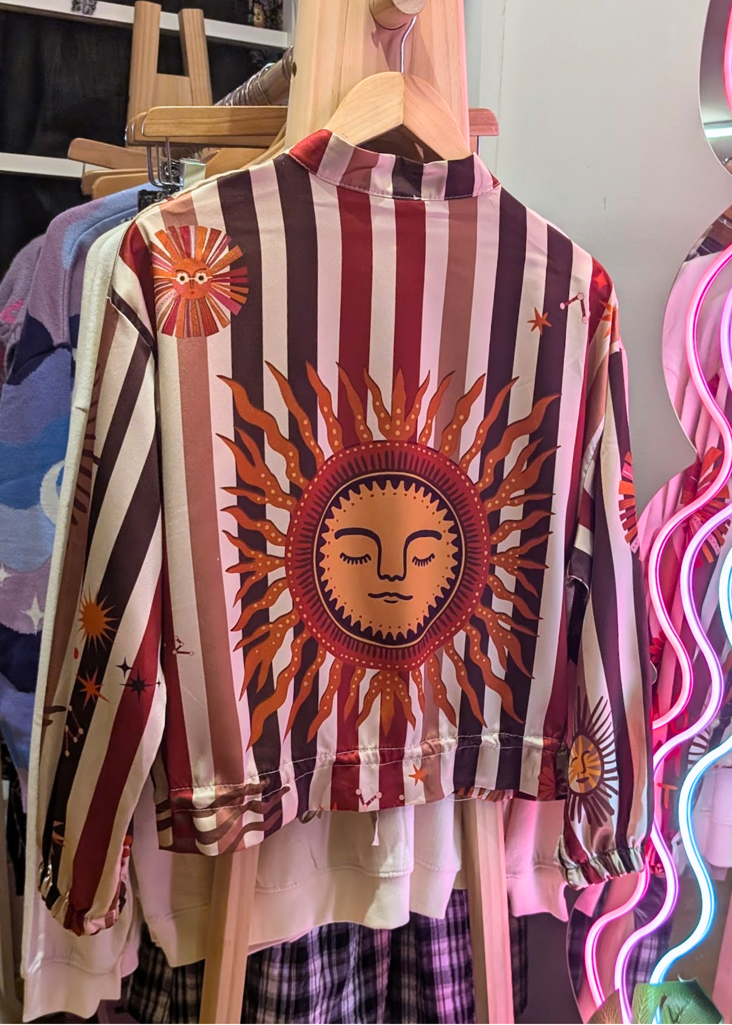 The Edit - Happy Sunshine Zip-up Silky Jacket